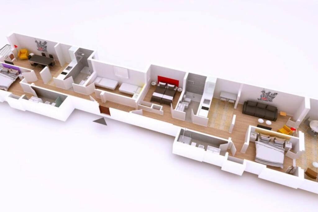 Perfectly Located 4Bed 4Bath Apartment In Barcelona 3 1 Екстериор снимка
